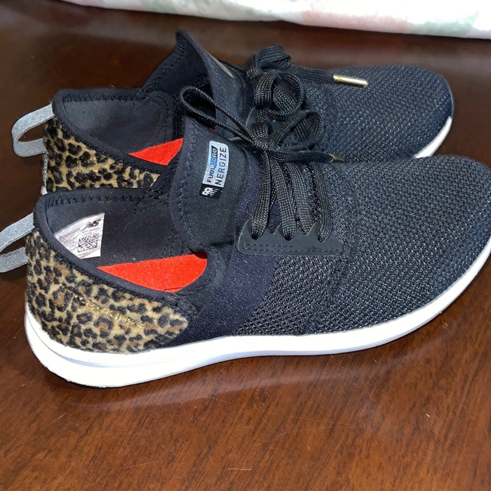 New Balance Leopard Tennis Shoes.